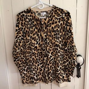 Leopard print Cardigan size XL
